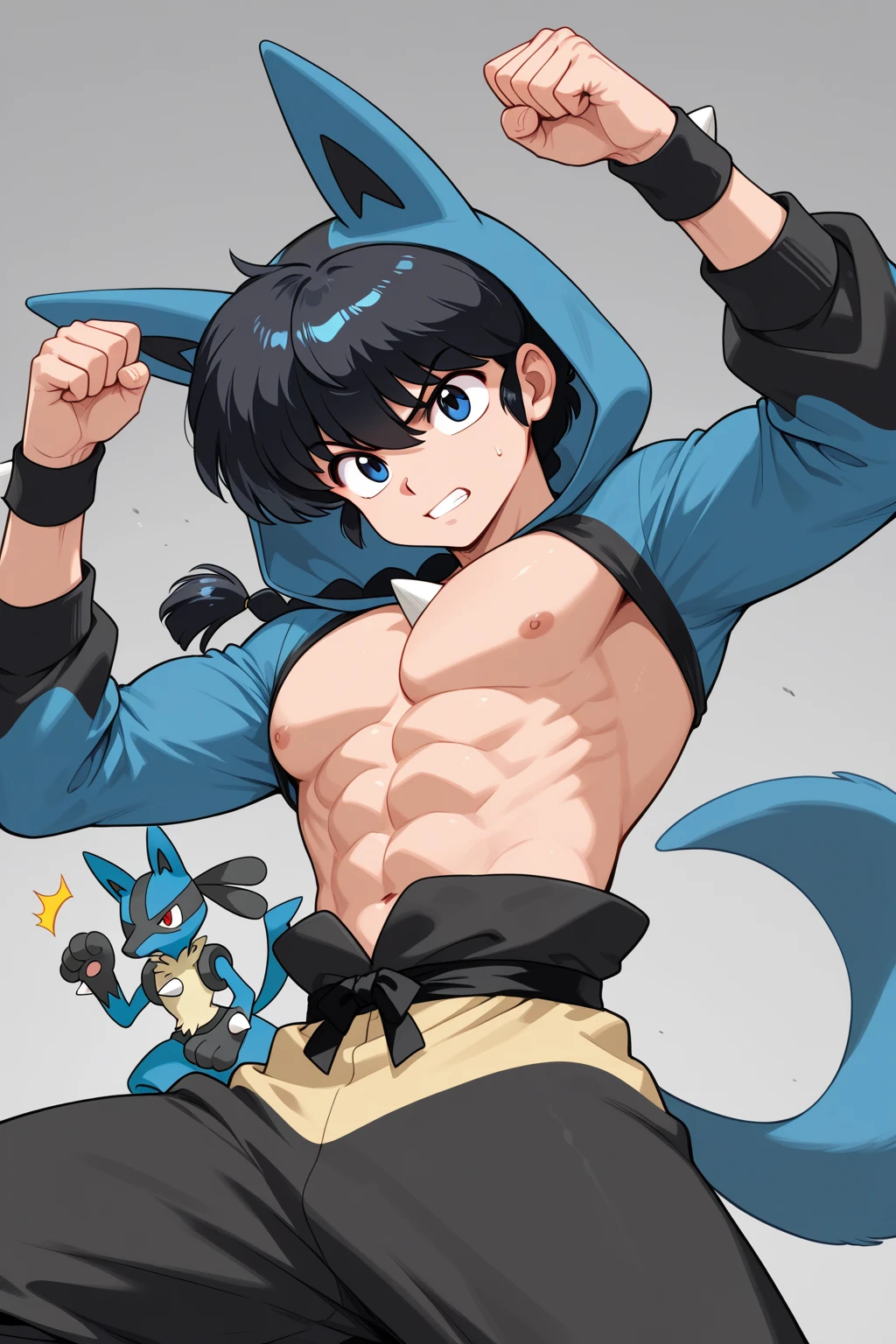 Sex,Erect penis,Open your mouth wide,Drooling,Sweaty,,Bodybuilding,Six Pack,Make muscles bigger,(巨大なErect penis:1.8),(Six Pack:1.6),Painful expression,13-year-old boy,Hero Suit,Red and white cap,Ethnic tattoos,アナルSexをする,Orgy,Orgy