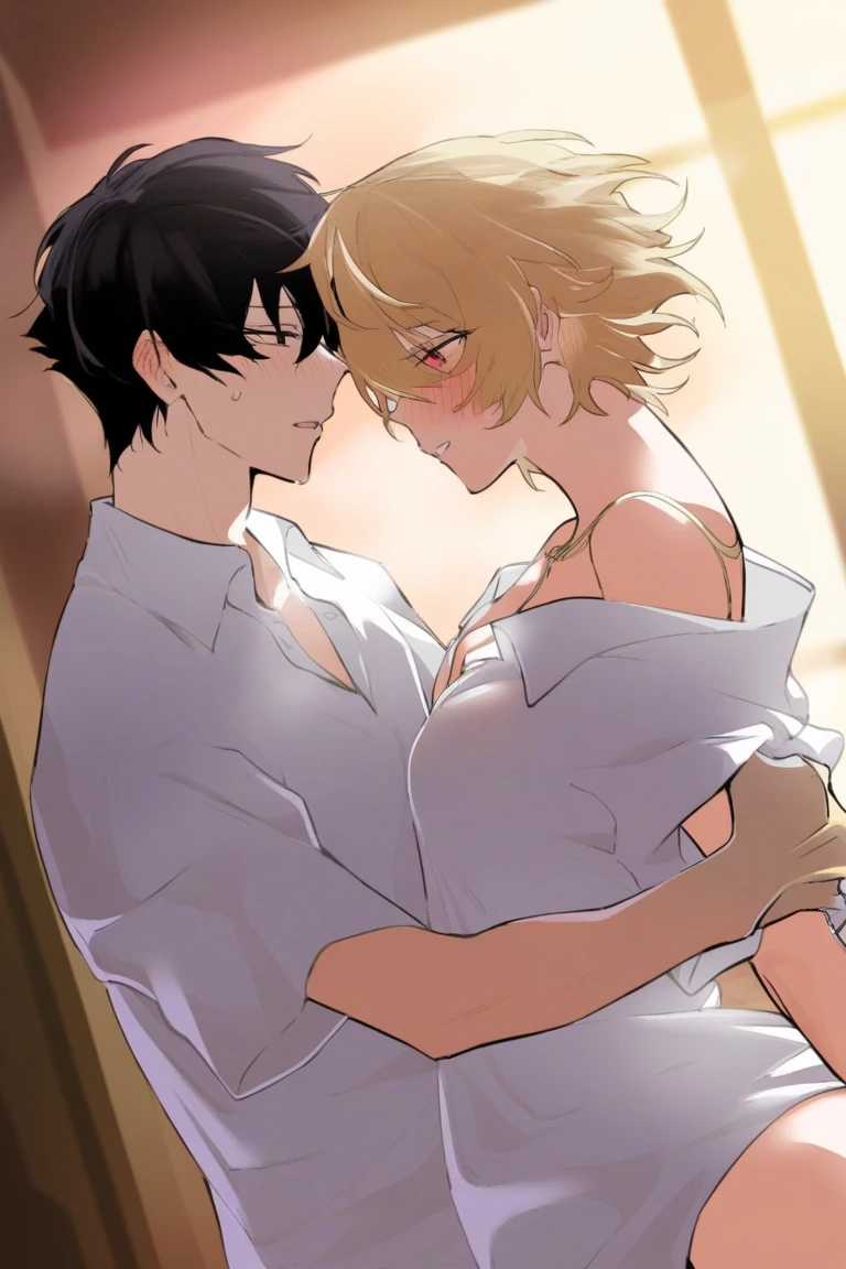 An intimate couple