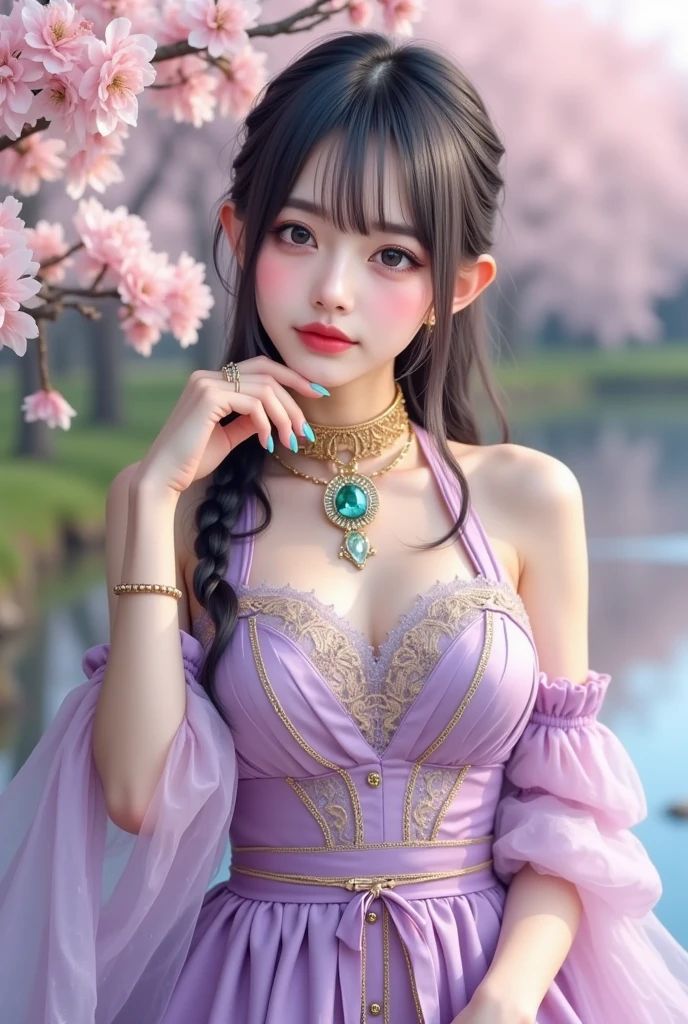 high quality, 8K Ultra HD, high detailed, Watercolor, wash technique, colorful, A painting with dripping and scattered paint, Painting like Agnes Cecile, blurry, pale touch, smudged outline, like a fairy tale, Beautiful woman made with flower colorage, huge breasts, dramatic lighting, expressing women using flowers and plants, cutting and combining petals and leaves, drawing women's hair and dresses using the colors and shapes of flowers, vivid colors and nature, luminism, three dimensional effect, enhanced beauty, Albert Anker, Feeling like John Howe, Greg Rutkowski, Feeling like Kyoto Animation, Artgerm, WLOP, Alphonse Beeple, luminism, Isometric, awesome full color,