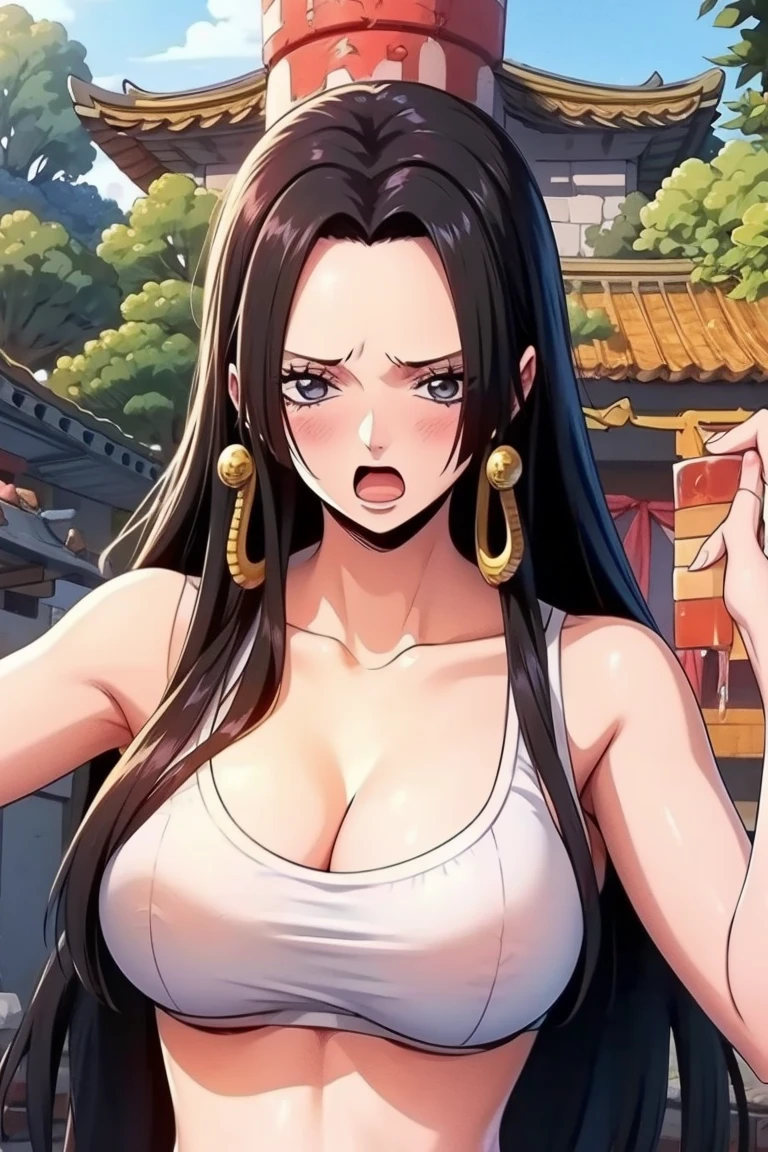 1girl, (super saiyan:1.3),hanfu,