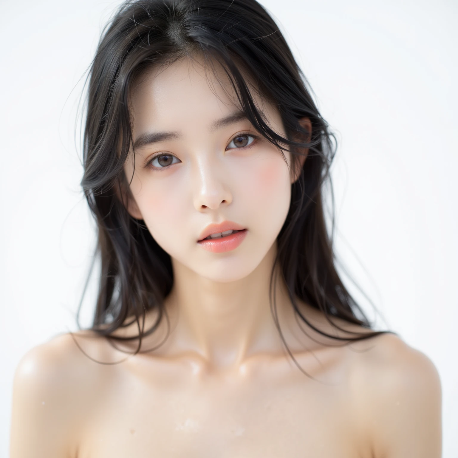8K, Ultra-high resolution, Highest quality, masterpiece, Surreal, photograph, 1 Girl, (16 years old:1.3), pretty girl, Cute face, Beautiful eyes in every detail, 細かくdetailedに,masterpiece,, One Girl:1.2, Japan Female Announcer, hell,Encounter with a monster,Scream,despair,Scary,Dystopia,Black Hair,Long Straight Hair,Looking at the audience、beauty,Long neck、Laugh a little、Please close your mouth and laugh、(((Ideal body type))),A-cup small breasts :2,、Portraiture:2、Perfect Anatomy、鮮明なdetailed、detailed、Surreal、Light and shadow,Strong light