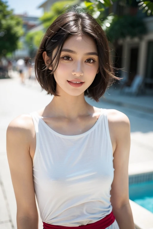 (CRYING FACE EXPRESSION:1.3), Chubby adorable, (V-neck ice silk nightdress), 1 girl, (face to face), 10 years old, baby face, happy, half body portrait, (face details: 1), (eye details: 1), ((flat breasts)). wearing transparent transparency soft soft, .. Cute posed. proportional body. Ultra High Res. realistic: 1.4, UHD, (leopard pattern), ((Very Short Haircut))
