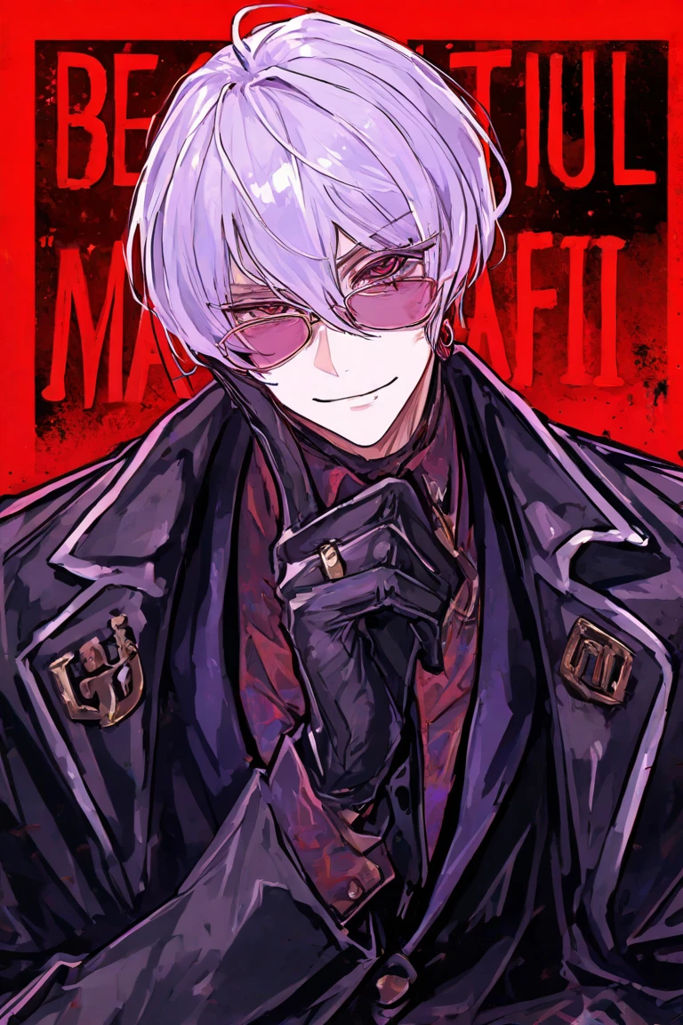 1 boy, black fur, sitting at a poker table, 20s clothing, 20s clothes, cards in hand, confident look, by the laugh, in a red background casino, gray room, best quality, super detailed, 4k, hyperrealistic, photorealistic, dramatic lighting, cinematic composition, intricate details, high contrast, vibrant colors, chiaroscuro, portrait, realistic, masterpiece