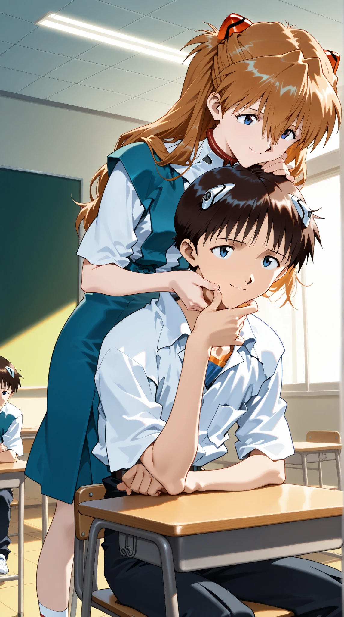  (best quality:2.0), (masterpiece:2.0), (super fine illustration:2.0), (beautiful artwork:2.0), (anime screencap:2.0), (official art:2.0), (white background:1.0), (best quality:2.0), (masterpiece:2.0), (super fine illustration:2.0), (beautiful artwork:2.0), (anime screencap:2.0), (official art:2.0), (pulled detailed cotton flower printed dirty panties:1.0), (a 20yo man:1.0), (a man wears business suit and puts on business shoese:1.0), (a man lies on one's back:1.0), (a girl is angry:1.25), (a girl is straddling on a man:1.0), (full body:1.0), (HSGα:1.0), (a 18yo cute girl:1.5), (long skirt:1.0), (dark blue skirt:1.0), (pleated skirt:1.0), (school uniform beige blazer:1.0), (red necktie:1.0), (loafers:1.0), (black socks:1.0), (ideal ratio body proportions:1.5), (lanky:1.5), (tall:1.5), (slender:1.5), (small breasts:1.5), (smaller face:1.5), (tareme:1.0), (detailed beautiful eyes:1.0), (detailed beautiful face:1.5), (glowing black eyes:1.0), (long hair:1.0), (brown hair:1.0), (looking at viewer:1.5)