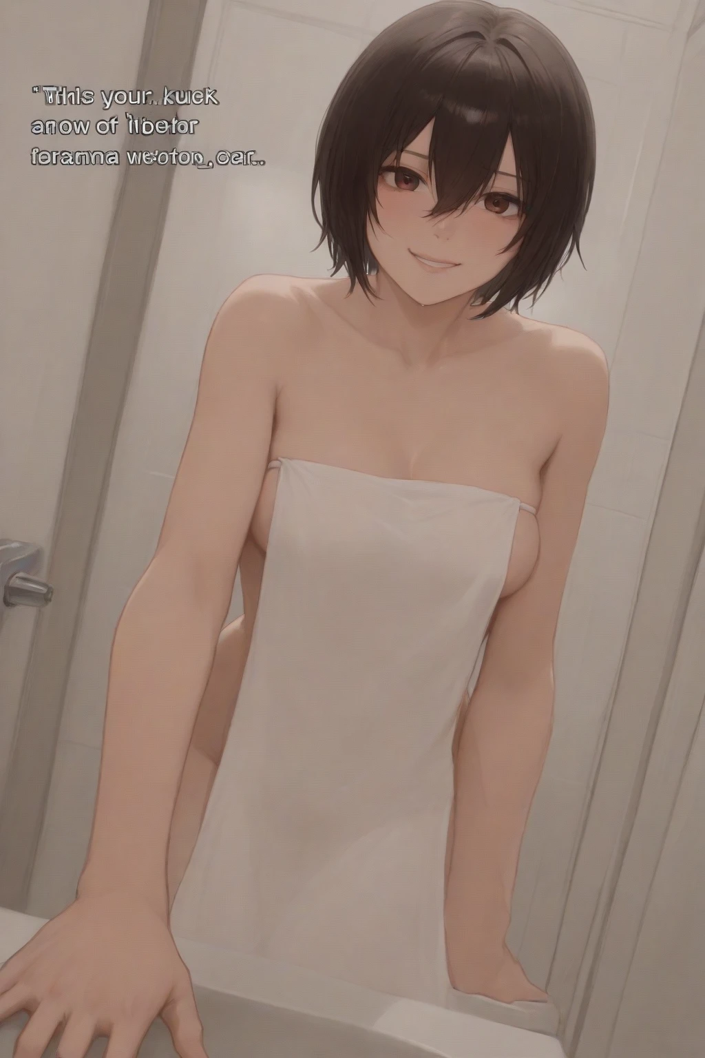 anime screencap, young, 1girl,solo, wavy black hair, wavy short hair, wavy hair, wavy hairstyle, black eyes,small breasts,armpits,wet armpits, showing wet armpits, messy hair, messy wavy hair, wavy messy hair, showing small breasts,sexy girl , breasts, cute body, getting, removing panties,sex, sexy pose, sexy body, body naked , cute body,armpits close to viewer, armpits very close, close to viewer, close to camera, cameltoe, laying down having sex, cute girl, getting fucked, wet vagina, wet pussy, tiny body, cute tiny body, back view, showing back, slim body, showing slim back, , small stature, short