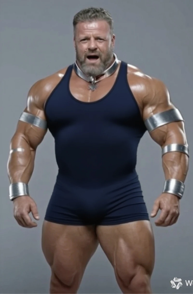 full body portrait, strong burly hairy mature older man(space captain), wearing futuristic captain's uniform insignia (neon and black) (open and revealing) (latex) , gray hair, broad shoulders, round belly, thick feet, bulging micro thong, barefoot, scifi spaceship captain uniform, neon lights, best quality elegant masterpiece, military buzzcut, dark mustache, gray stubble, latex, wearing a latex thong, big bulging crotch, futuristic gear equipment, wearing see through plastic chest armor (neon yellow and electric blue), wearing neon yellow see through chest armor, wearing electric blue latex chaps(see-through) , wearing cool neon sneakers,in spaceship cockpit, lying in spaceship sleeping quarters(bed) (view from above), smiling with teeth showing, nicebulge, waiting in bed, glowing armor, legs up(!) and spread(!) , big muscle ass, wet and dripping ass, hairy pecs, thick long legs, silver hair