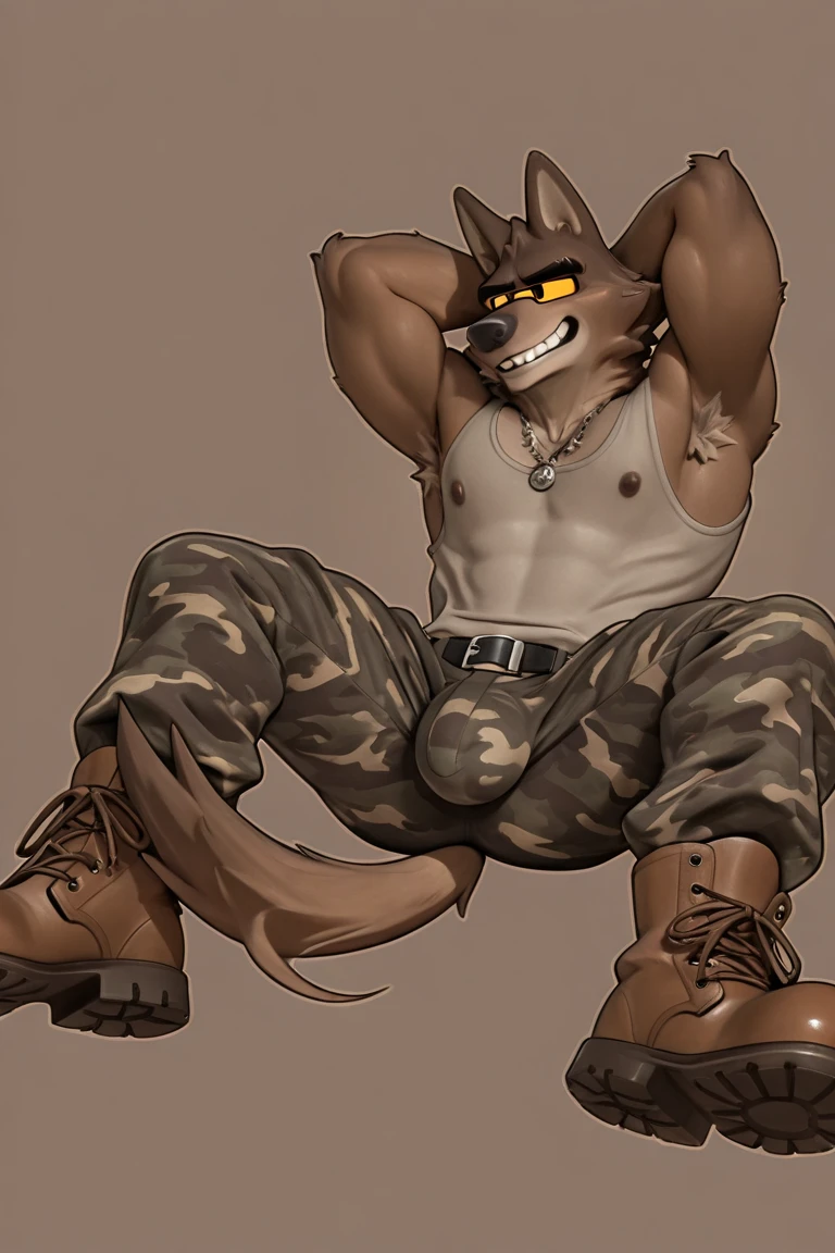 POV,top angle,sleep on stomach,lats,trapezius,butt lift,kemono, anthro (brown dog), male, (brown dog), big muscular, back, red body, white belly ,sweat, ((correct anatomy)), stand up, big erect penis, big cock, show ass, open legs, 1 boy, solo, pain expression, canine tooth, hd, dark shadows, wide dynamic range, hdr, low light:1.2, front view, full body, canid, canine, canis, domesticbrown brown dog mammal, nordic sled brown dog, fullbody, full res, collar dog, smile, police hat, police office, open mouth, tongue out, nipple piercing, happy face, put hand behind head, hands up, cum, sperm , cum on helly, having sex, dirty body, black sprot shoes, screaming, footprints on the body, big abs, in the alley, morning, natural light, side view, masturbate, pinch the nipple