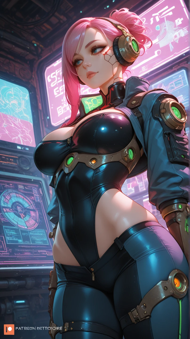 top quality, future world, State-of-the-art robot, Beautiful Woman, flying hair, Transformed into a cyborg except for the face, sexy images, ((classic mimic))