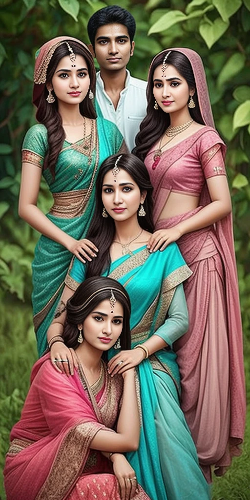 The most beautiful adult and adult Indian women。Age 30 years old