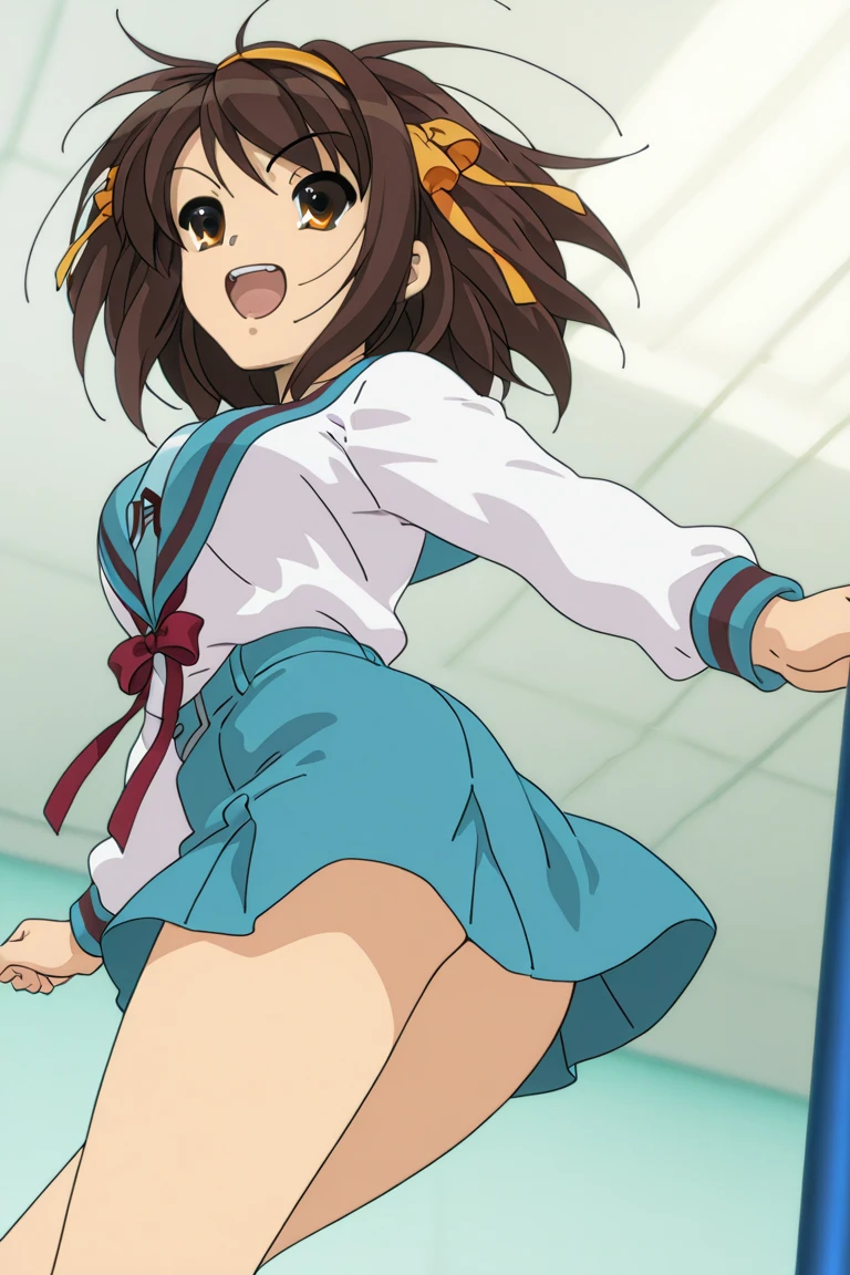 Kumiko Oumae:1.5,(cel anime:1.2), (from very below,ceiling:1.3),(day:1.7), classroom,
(cute sunfes uniform costume:1.6), short brown hair,white bow,ponytail,(rope shibari over the clothes:1.7),(arms behind head:1.3), (upskirt,panties focus:1.4),(stand split leg:1,6, i-balanced:1.7, show sexy-high-cut-panty from micro-miniskirt:1.6),
1 girl, 18yo,Young female,Beautiful Finger,Beautiful long legs,Beautiful body,Beautiful Nose,Beautiful character design, perfect eyes, perfect face,
(frown,scream,disgust,crying,open eyes tightly,glareing, nose-blushing,:1.2),
NSFW,official art,extremely detailed CG unity 8k wallpaper, perfect lighting,Colorful, Bright_Front_face_Lighting,
(masterpiece:1.0),(best_quality:1.0), ultra high res,4K,ultra-detailed,
photography, 8K, HDR, highres, absurdres:1.2, Kodak portra 400, film grain, blurry background, bokeh:1.2, lens flare, (vibrant_color:1.2)
(Beautiful,medium_Breasts,natural pointy tits:1.3), (beautiful_face:1.5),(narrow_waist),