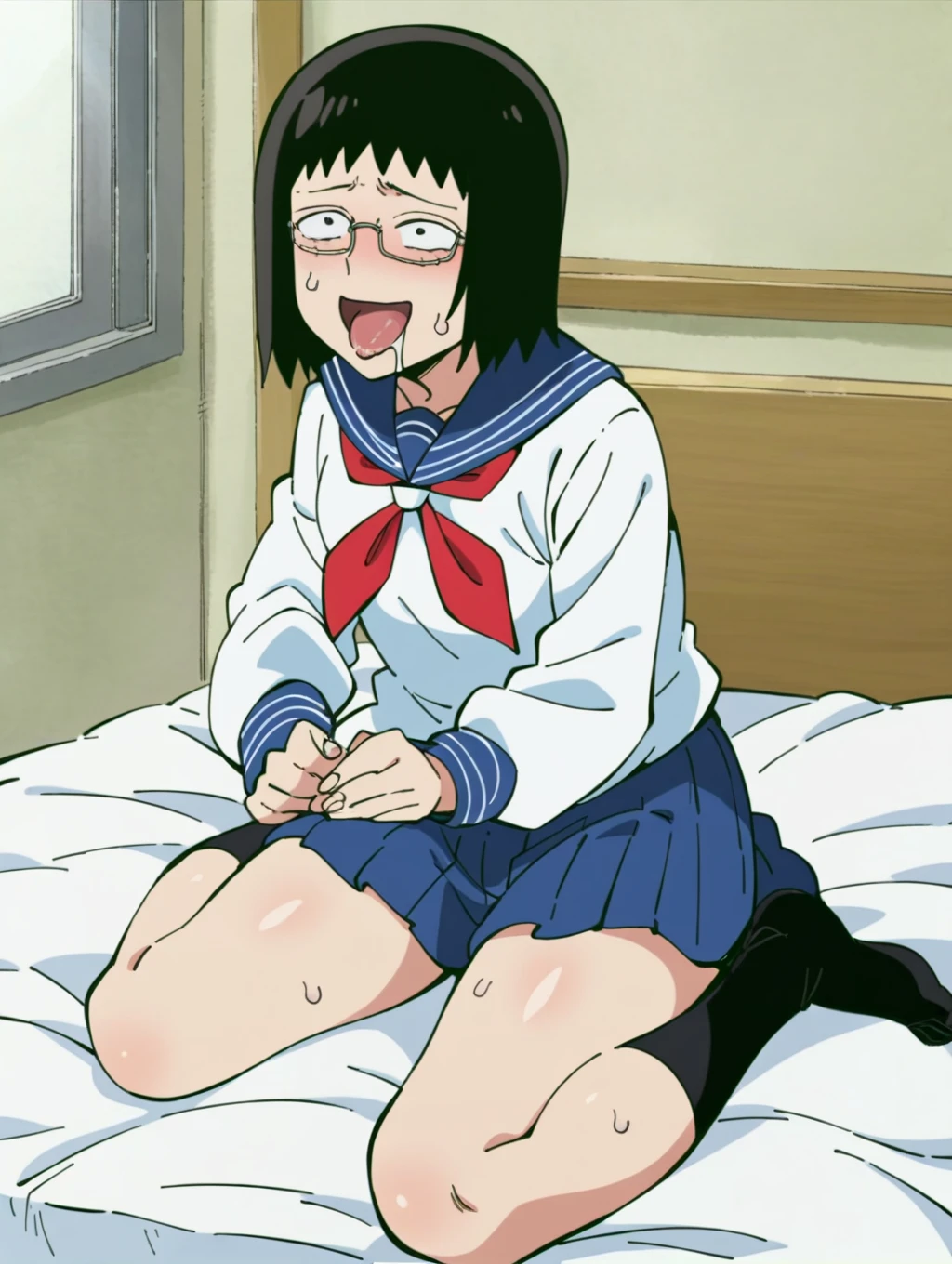 KonoharaKonomi, purple eyes, alone, long hair, ribbon, blush, masterpiece, high quality,1girl,masterpiece, expensive quality, very_expensive_solve, big_file size, full color,(completely nude:1.2),pussy,niplles,(vaginal sex:1.3),(toddler:1.6),(flat chest:1.5),
