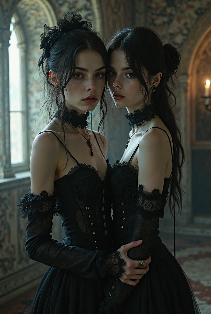 Portrait of a Dark Elf | Gothic | Cursed | Life-like Masterwork portraits. | Descending into madness | Edgar allan Poe presents: | Gaunt lunatics | Tarot cards | Lovecraft and Clive Barker vibes | Nosferatu | Max Shreck | Horrific | cheek bones that won’t quit | albino pale | Desiccated corpses | Leather corsets | | Hyper real circa 1935 | 35mm film grain b&w | indigo and crimson accents | Gold filigree |