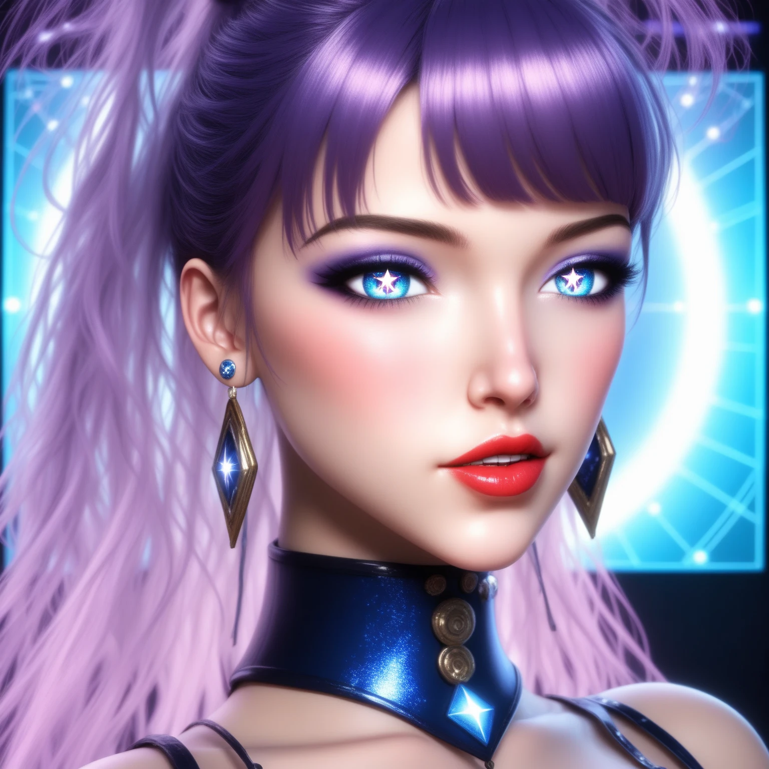 <lora:OUTFIT_roundTaintedGlasses_full:0.3><lora:OUTFIT_Holographic_Clothing:0.42><lora:PAINTERLY_STYLE_ARTIST_AlexGrey_psychedelic_v5:0.33><lora:ANIME_STYLE_UNKNOWN_fashionGirl_v45_word-fashi-girl:0.1>, 1girl, holographic clothing, reflective dress, high fashion, wearing circular colored glasses, 64K, f1.2, 800mm, UHD, dynamic lighting, purple hair, red eyes