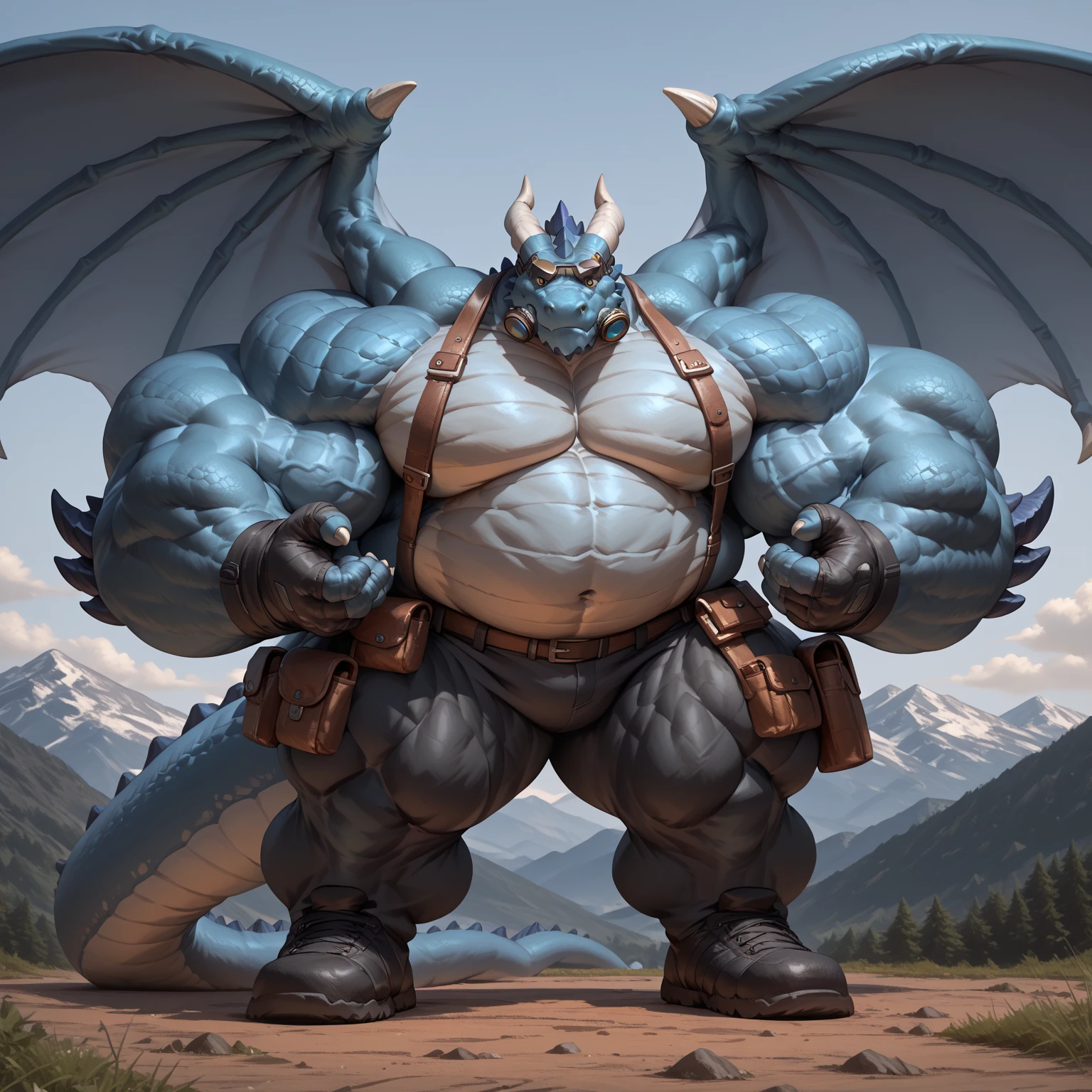 (masterpiece:1.3), (best quality:1.2), clear image, female anthro dragoness, anthro dragons, whole body, entire body, a full-body photograph, detailed eyes, sexy pose, fatty, chubby, heavy fat, land size body, chunky fatty body, fat body, weight gaining, giant size body, mountain size body, eating pies, village, bloated belly, plump belly, inflated belly, giant wings, fat wide body, detailed eyes, mountain size HeavyCreature, Size comparison, walking between village, soft belly, soft body, busty, growing bigger, dragon crushed a building, crushing buildings, dragon walking the narrow Alley, stuck in alley, busty, hyper breasts, large breasts, giant breasts, breasts bursting, hand holding pie, big-bodied, squeshed fat, squeshed body, squeshed and stuck in alley, ((fat)), ((fatrollat arms, fat legs, fat belly),((sagging)) ((fattening, soft)), by hioshiru, by null-ghost, by darkgem, by edjit, by honovy, belly rubbing, belly grab, body harness, tight chest harness, belly harness, thight harness, narrow gate, narrow entrance, moobs, giant wings, overeating, a leather vest, armor, armored, cynder, cynder anthro