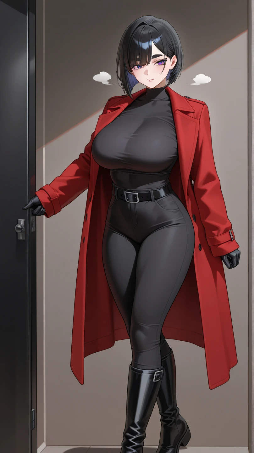 Realistic photo of Red Sazaby Girl,Short Bob Cut,Show as much skin as possible、Her hair is bright pink、It has a gradation with blonde..,Cool look,Proportions of gravure models、Playmate、background is gray,Coat of arms of the Principality of Zeon,Haman Khan and Char Aznable's 16-year-old daughter.,Ahan、Ahan、Ahan、Nipple orgasm、Nipple orgasm、Clitoral Infinite Orgasm、Clitoris licking、Infinite Clitoris Caressing、The ultimate pleasure of pussy、Uncontrollable orgasm、The pleasure of a clitoral vibrator、