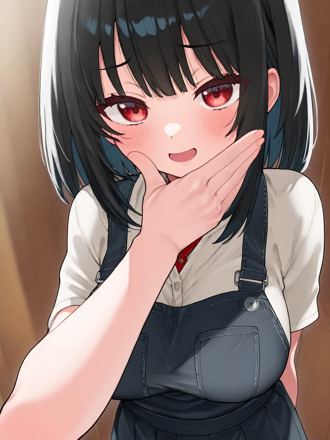 Hands behind back,Bind both hands,lick,open mouth,tongue out,cum on tongue,1girl,(((((12-year-old girl))))),(((((Short,))))),slender,small breasts ,front face,from front,front view,looking at viewer, looking ahead,from above,cowboy shot,Black Hair,Twin tails,Gray Eyes,Drooping eyes,slit pupils,narrow eyes.Mischievous smile,underwear,Kneeling,Straight Stand,Collar with leash,Dimly lit room,On the bed,Simple Background,Gray background,Dim lighting,Beautiful and detailed anime art
