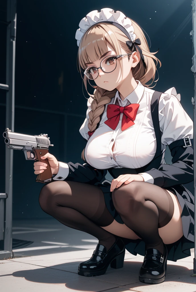 slim, (wide hips, thick thighs), scared, slender, looking at viewer, bound arms, arms behind back, Upskirt shot, (dress shirt, tie, pencil skirt), in office building, (masterpiece), (best quality:1.2), absurdres, intricate details, (highly detailed skin:1.2),