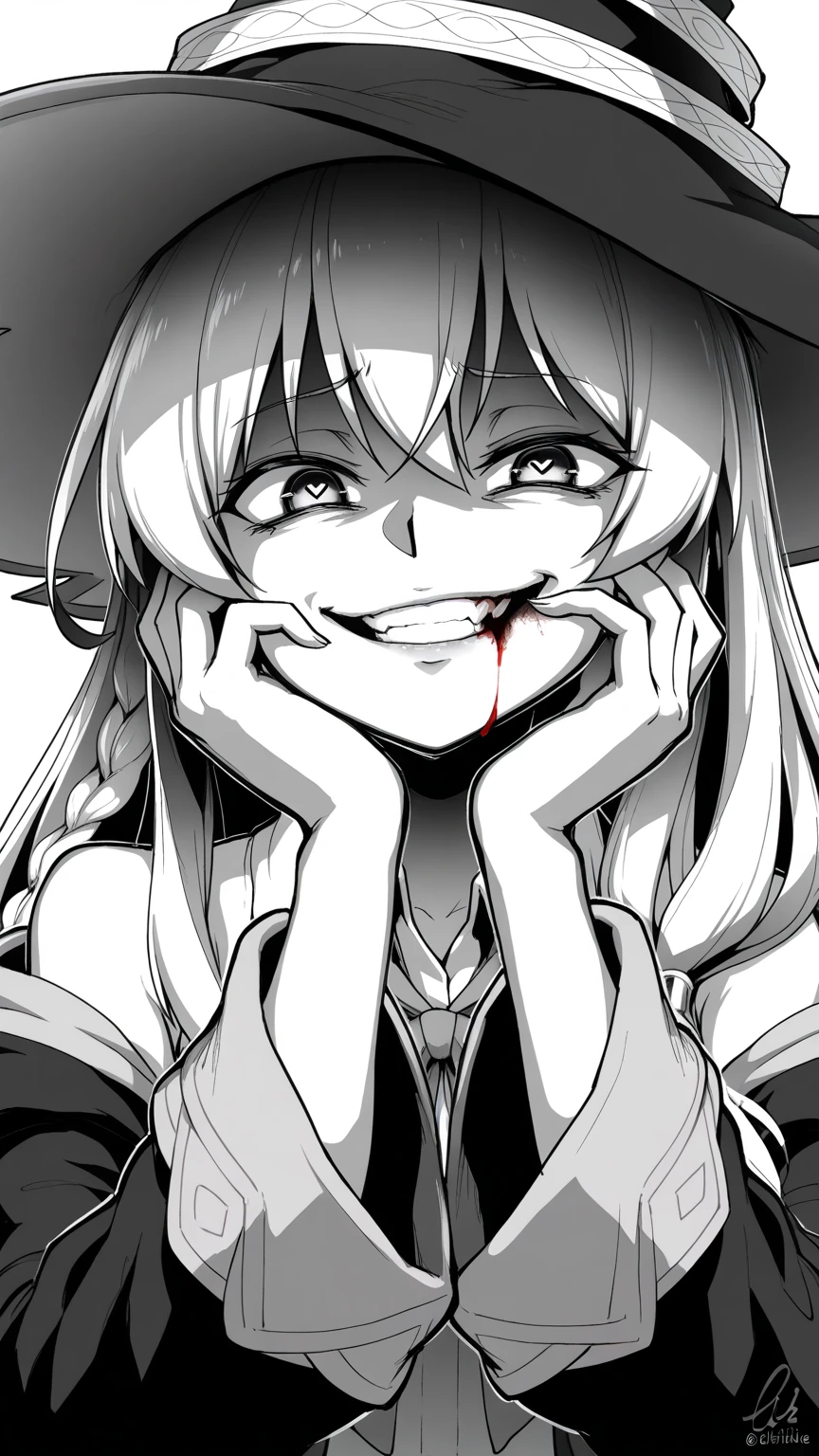 ((Highest quality)), ((masterpiece)), (detailed), (Perfect Face)、The woman in the Hannya costume is Yuuki Asuna, with light brown, semi-long hair and a Hannya mask covering her entire face.、The woman has become Hannya in both body and mind.