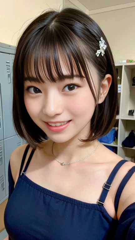 (Sleeping on your back, Lie down in bed, ベッドにLying down, Lying down:1.2),（Long white hair）,choker(8k, RAW Photos, Highest quality, The pieces fly:1.2), (reality, Realistic:1.4), (The photo shows her from the knees up.), Sharp focus, Depth of written border, Cinema Lighting, Soft Light, Detailed beauty eyes,Asymmetrical bangs, Glowing Skin, Highly detailed skin ,High resolution, Attention to detail, Detailed hairstyle, Detailed beauty face, Hyper Real, Perfect limbs, Perfect Anatomy ,1 Japanese girl,Famous Japanese Idols, Perfect female body,A shy smile,Long eyelashes,double eyelid,Look straight here、Street,Stand up straight and face me,look straight at me,Small breasts