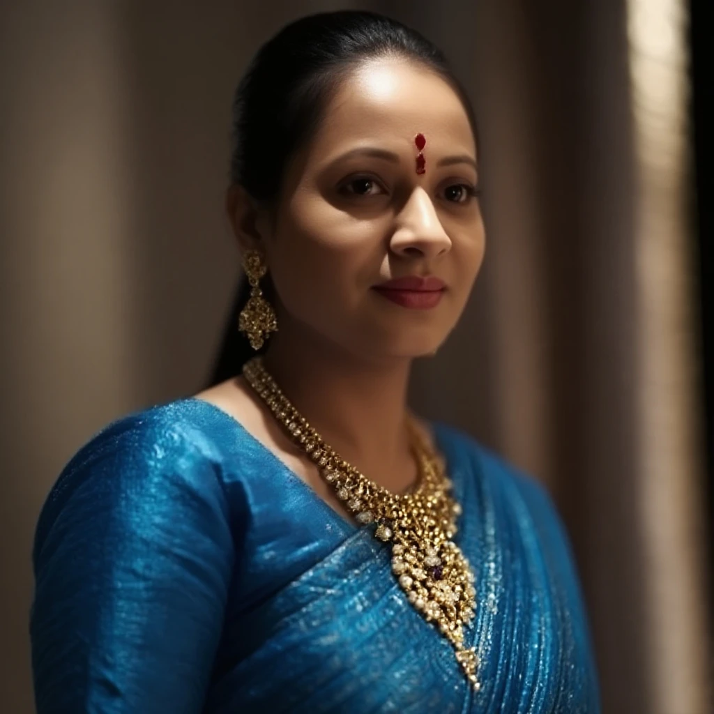50yo mature MILF Anushka Shetty,((best quality)), ((masterpiece)), ((realistic)), eye kajal, mascara, red lips, sensual Beauty, provoking body, extreme sweat, sweat soaked skin, slight stretch marks, alluring figure,  bulging figure, thick charming lady, curvy, thick navel, full figured woman, eye kajal, massive breast, full body, styled hair, pierced eyes, female face,royal aura, trend on artstation , sharp focus, studio photo, intricate detail, very detailed, detailed eye, illustration, very detailed, sharp focus, digital render, professional, 4k