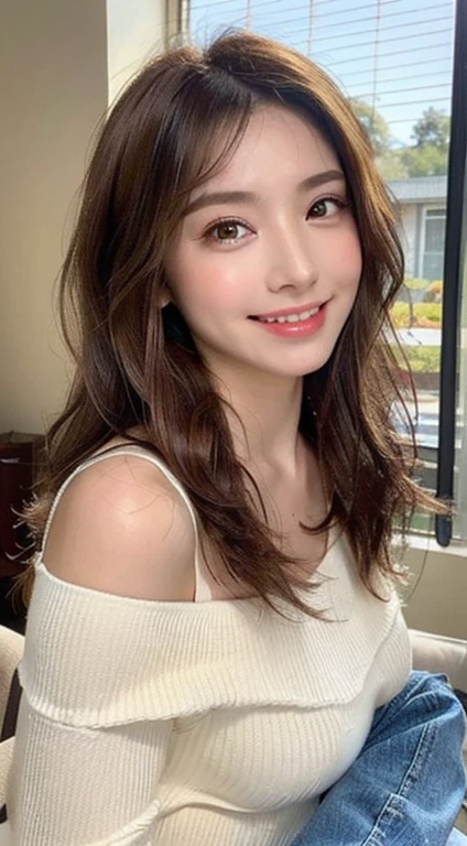 Realistic,( High resolution:1.3),(Perfect Anatomy) High resolution,8k,1. Woman with perfect body, Highly detailed face and eye,Random Hairstyles,Sexy Lingerie,string, (Beautiful Face),Age 20,Small breasts 、Random sexy poses,Butt,close ~ eye、smile、No makeup
