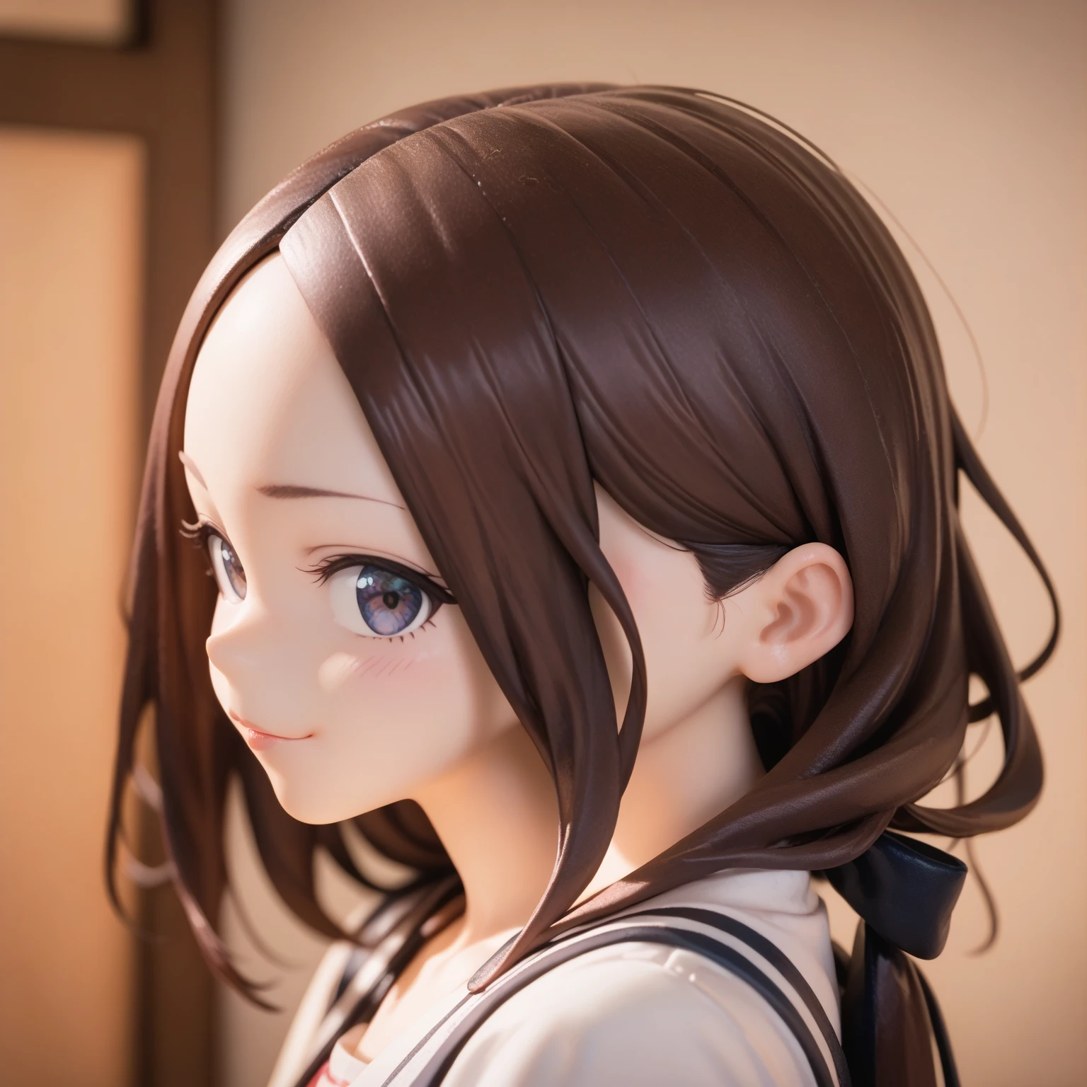 anime girl with long hair and a blue shirt posing for a picture, realistic anime 3 d style, 3 d anime realistic, photorealistic anime, photorealistic anime girl render, smooth anime cg art, anime styled 3d, realistic anime artstyle, anime realism style, anime style. 8k, realistic young anime girl, render of a cute 3d anime girl