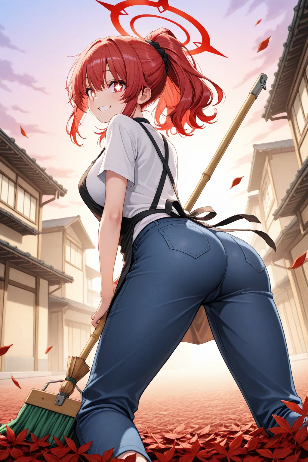 (NSFW, lewd:1.4), (masterpiece:1.4), (best quality:1.4), (ultra-detailed:1.2), (an extremely delicate and beautiful:1.2), (perfect eyes:1.4), (perfect face:1.4), curvy, standing, (open legs:1.6), (skirt lift:1.4), ass focus, looking back, stick out ass, sex toy, (dildo:1.2), (cum on body:1.5), (projectile cum:1.2), (excessive cum:1.5), (pussy cum:1.2), (cum in anus:1.2), (facial:1.6), (ecstasy:1.6), (slut:1.4), (vulgarity:1.4), (fucked silly:1.5), (trembling:1.4), wince, (public indecency:1.4), (femaleranma, braided ponytail:1.5),