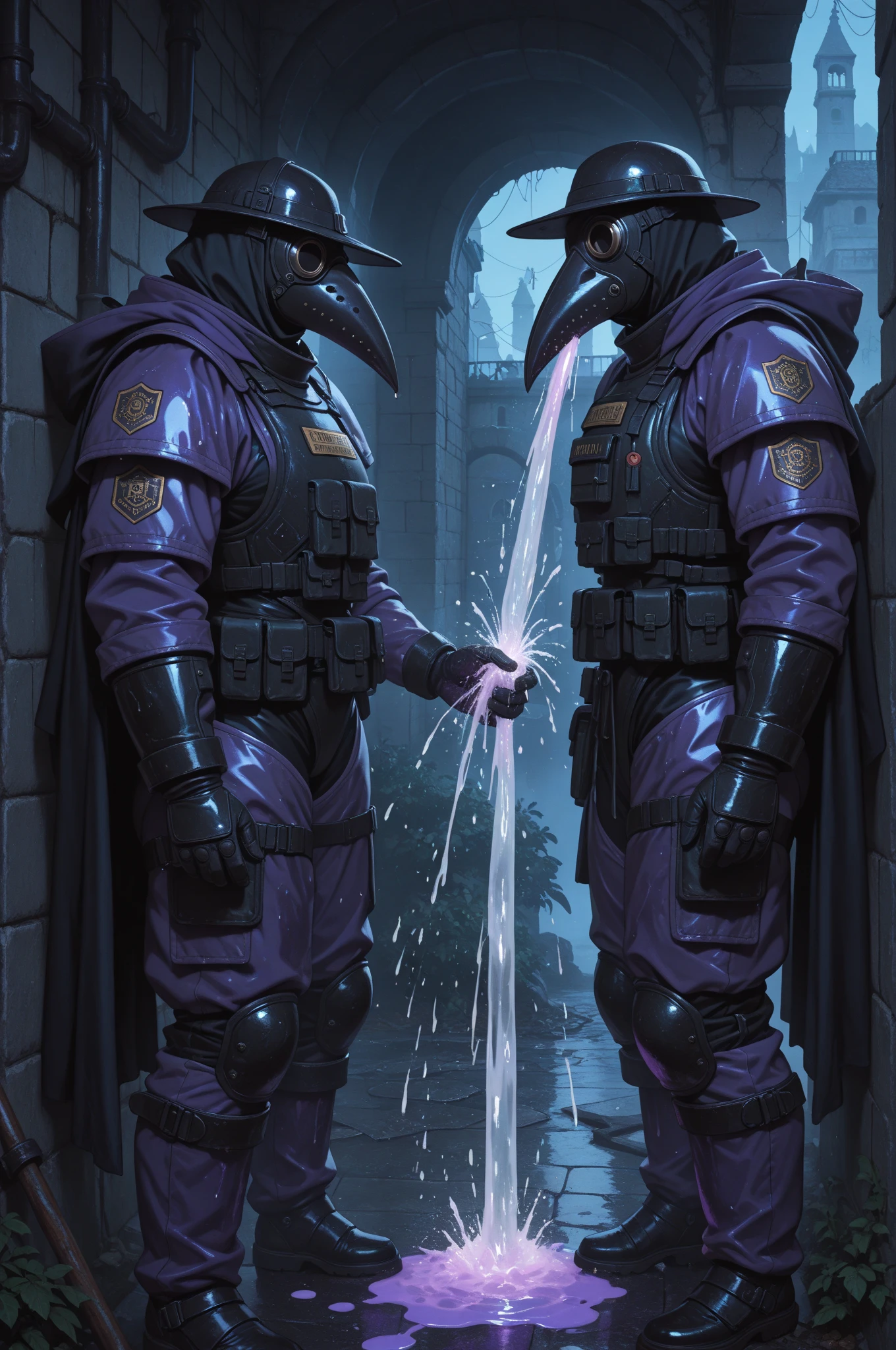 masked, Superhero, hero, strong and robust male, Armor, Tentacle entanglement, uniform, Binding hands togethe, Foreign object invasion, monster breeding, wet, slime, tentacles, slimy tentacles, monster and human breeding, Complete wearing of trousers