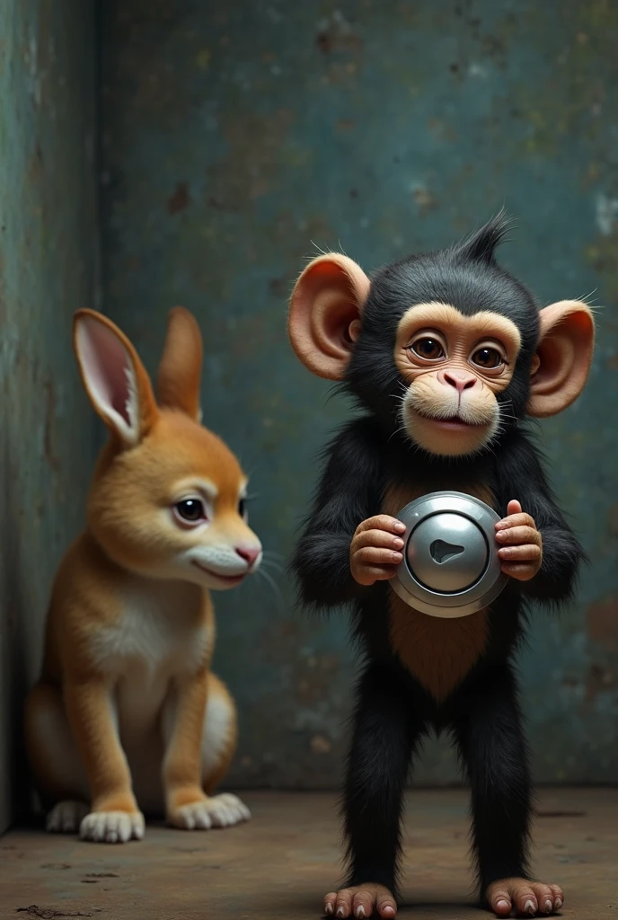 (By Creepy Gun|By Delta.dynamics:0.5), Best Quality, 1 woman, Place, scp-1471, united mammal, three quarter portrait (Wearing a sleeveless white T-shirt, Prison orange monkey lowered), Front view, Looking at the standing viewer


