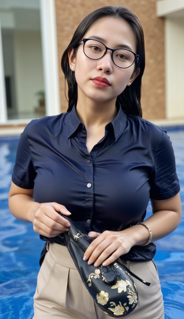 25 years old woman, milf, ((at classroom)), ((school uniform)), RAW photo, (photorealistic:1.37, realistic), highly detailed CG unified 8K wallpapers, 1girl, ((thick body:1.1)), (large breasts:1.2) , looking at viewer, (((straight from front))), (HQ skin:1.2, shiny skin), 8k uhd, dslr, soft lighting, high quality, film grain, Fujifilm XT3, ((full body:0.8)), (professional lighting:1.4) , <lora:tokyolagii:1>