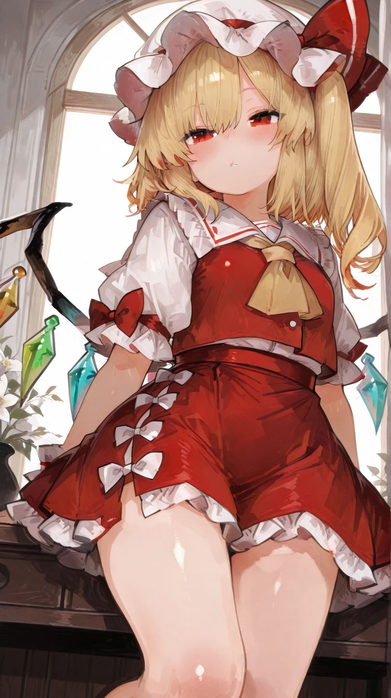 Anime girl sitting on the ground,Holding a stick in your hand, anime visual of a cute girl, Splash art anime Loli, Guviz, Ayaka Genshin impact, cute anime waifu in a nice dress, Smooth anime CG art, up of young anime girl, A scene from the《azur lane》videogame, the anime girl is crouching, Kushatt Krenz Key Art Women