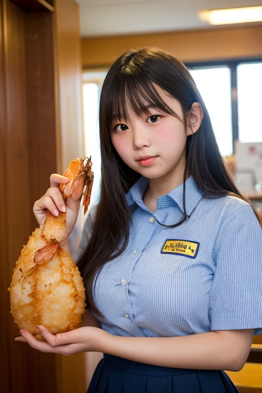 The only 16 year old beautiful girl、NSFW、Super detailed、High resolution、transcendental beauty　highest quality、masterpiece、Please wear knee socks、Majimix Real、(RAW photo:1.2)、(Photoreal:1.4)、beauty in the details、and delicate expression、At a crowded McDonald&#39;s、(McDonald&#39;s uniform torn、I can see your nipples:1.5)、McDonald's Costumes、mcdonald&#39;s hat、(blonde ponytail:1.5)、((you can see me))(squat)、eyelash、sparkling eyes、glossy lips、beautiful and detailed eyes、((Japanese beautiful girl))、very detailed expression、highly detailed face、movie lighting、positive、((dynamic pose))、((open stance))、(The front of my jeans is torn、I can see your pussy:1.8), McDonald's Uniforms、Nameplate、 (Accurately represents the shape of the female genitals:1.5), (Detailed depiction of the labia minora, vaginal opening, Detailed depiction of the clitoris:1.5), (Open your legs wide and raise your knees:1.8)、(Limb restraint:1.6)、(man&#39;s hand touches pussy:1.8)、thin legs、(Open your mouth wide and see your tongue:1.7)、panting with sexual pleasure、(feel the climax of ecstasy:1.6)、open your mouth wide and scream、shame、Cheeks flushed slightly、Heartbreaking cry