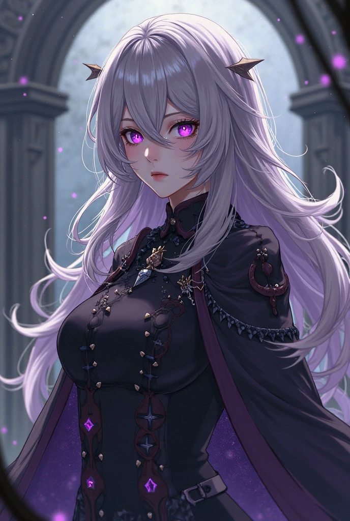 A Necromancer　Luxury　Lack of sleep　veils　Standing picture