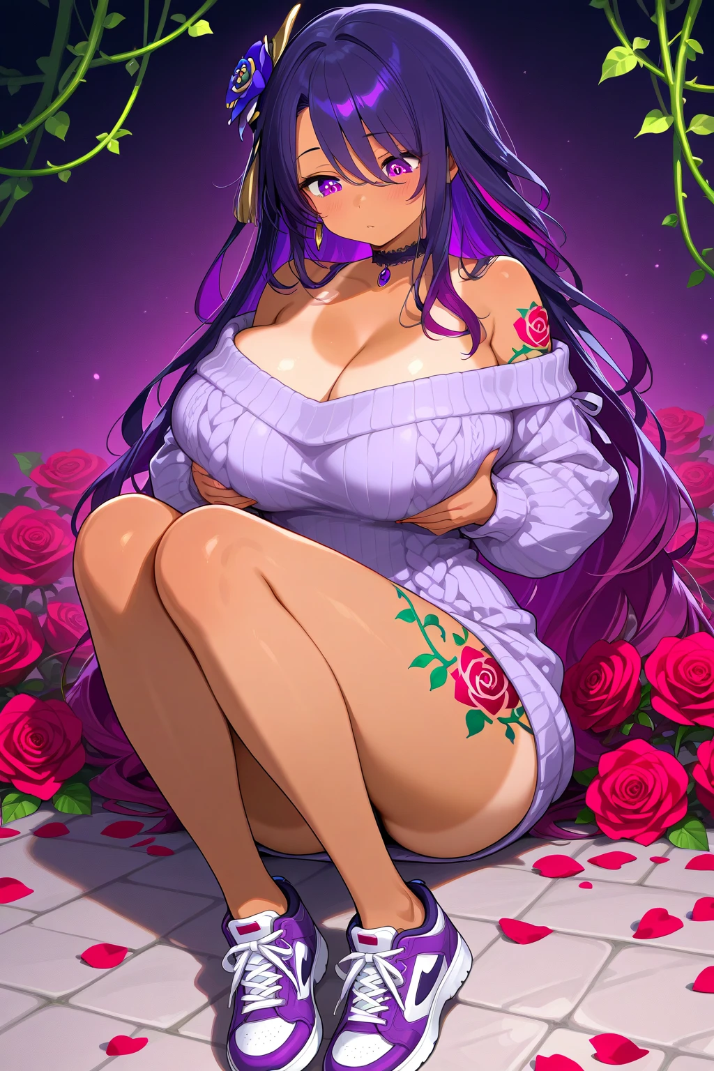 {{{{{16k}}}}}, {{{{{transforming a pure girl into her facial rank and tits rose to the SSS rank of top-notch pretty actresses, She is laid on an coffin of flowers bouquets and her body becomes more curvy, she is turned into a cutesy flower arrangements, getting her tattoos increased her waist and underbust became thinner, her breasts become even larger and deeper with cleavage, Her hair is replaced by a bang long glossy very Straight hair, A 10-years-old young girl who was supposed to have died, but was injected with more and more female hormones and Reproduce as underbust and topbust firmness lasciviousness 18-years-old nudity girl of the expression dyed in bewitching eroticism, Installed the brilliance of youth and womanhood, The growing body is reproduced with sex-loving, sexy, thick, dark lips, Injecting her with female hormones will get her excited and make her even more fit for sex, She is fitted with a heart collar that puts people which transforms her into a cute once-in-a-millennium narcotic flower arrangement that becomes her too-cute}}}}},{{Extremely detailed}},{{{{{integrated her head pure small, All the fat from her limbs and waist will move to her swinging tits and slender limbs, Enchanting Too thick and erotic lips, Her thickened lips shimmer with luster, A cutely girl's soul-draining white eyes}}}}},{{{{{Her tattoos spread all over her body, She is tattooed with lewd flowers on her neck, arms, lower abdomen, thighs, Flower piercings are attached all over her body}}}}}
