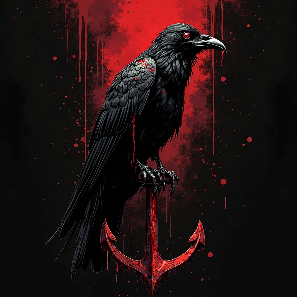 a murder of crows, T shirt design, TshirtDesignAF, <lora:TShirtDesignRedmondV2-Tshirtdesign-TshirtDesignAF:1>