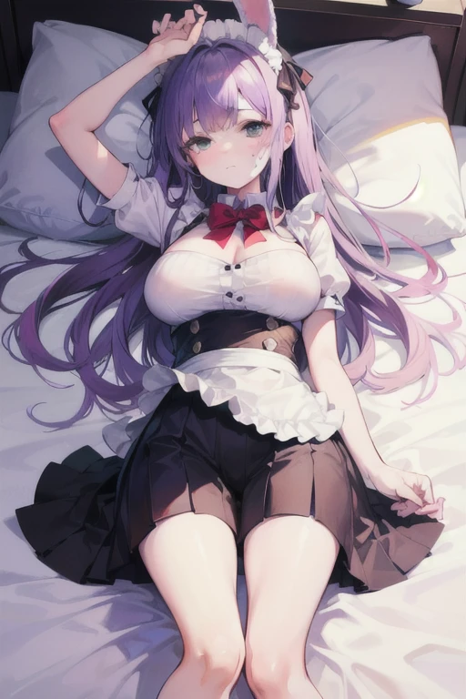 ((masutepiece)), ((Best Quality)), ((anime profile style)), ((HD 4K)), ((a female anime character)), (Mai Sakurajima), ((pale skin) ), ((Beautiful body)), girl, Female face, Happy, ((White mask on the mouth)), ((light lilac eyes)), eyelid, pupils on, Sclera, Iris, eyebrow, Eyelashes, ear, Nose, ( (Huge lilac hair)), ((fringe)), ((Hair details)), ((lights effect on hair)), ((Women's Babydoll Pajamas with Short Straps - Red)), ((lights effect on clothes)), ((Body Light Effects)), Neck, shoulders, (thin waist), ((Perfect tummy)), missiles, ((thick legs)), ((Large Thigh)) , ((Landscape in the background)), ((at bedroom)), ((bed, window, DVR, wardrobe, dressers, rug)), ((Lighting)), Viewer View
