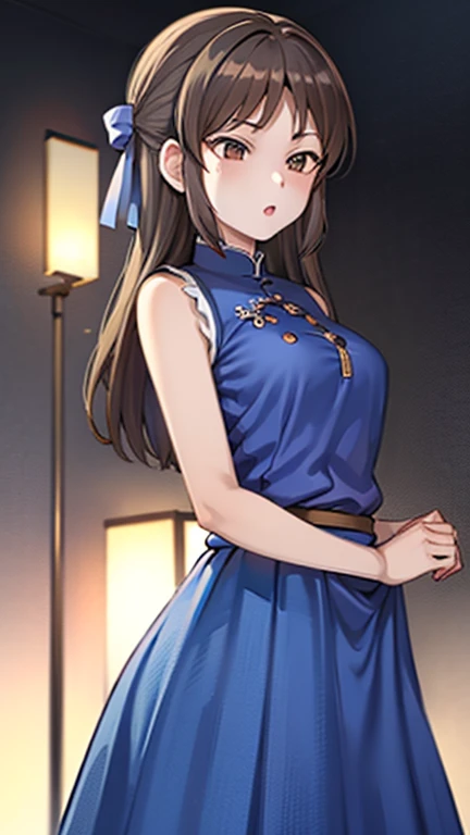 (masterpiece), (best quality), (ultra-detailed), intricate detail, detailed beautiful face and eyes,1girl, solo, purple eyes, purple hair, long dark blue hair, white earrings, red hairband, star hair ornament,fingerless gloves, gloves,pantyhose, jewelry, pleated_skirt,red skirt, short sleeves, Blunt Bangs,shizuka,hot,sea background