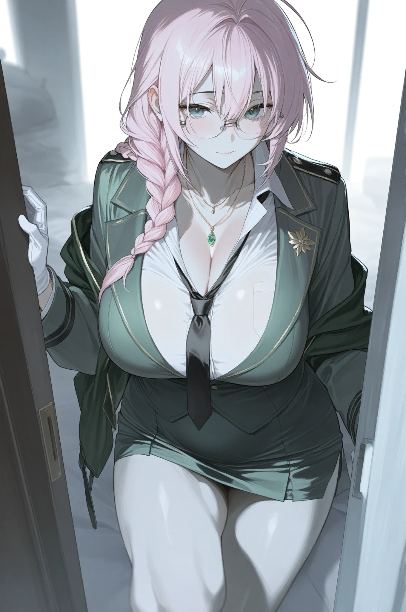 巨作, Detailed, High quality, (Preposterous), High sharpness, High resolution, ninakosaka, 1girl huge large breasts, solo, Multiple tails, Curly hair, face markings, Parting lips, Blush, Large breasts, Cleavage, navel, Curvy, Wide hips, groin, short kimono, No panties, Wet, Sweat, Cowboy shot,