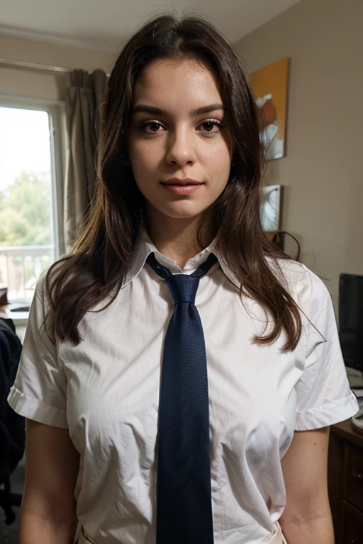 (HD photo:1.2), best quality, professional portrait, ultra detailed, 8k, POV, (handjob:1.4), (penis, foreskin, uncircumcised :1.2), pretty 18 year old girl, cute, detailed skin, (long dark hair), detailed eyes, large breasts, (cleavage:1.3), veins, detailed breasts, (cum:1.4), (wearing light blue shirt:1.3),  (cum on tits:1.2), stethoscope, latex gloves, hospital background 