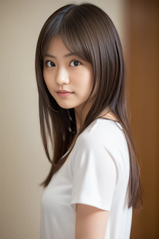 arafed european woman posing for a picture, blouse, beautiful european girls face, young cute wan european face, portrait of a european teen, full body, 奈良美智, portrait of mayuri shiina, aoshima chiho, realistic young gravure idol, young gravure idol, young pretty gravure idol, kimi takemura