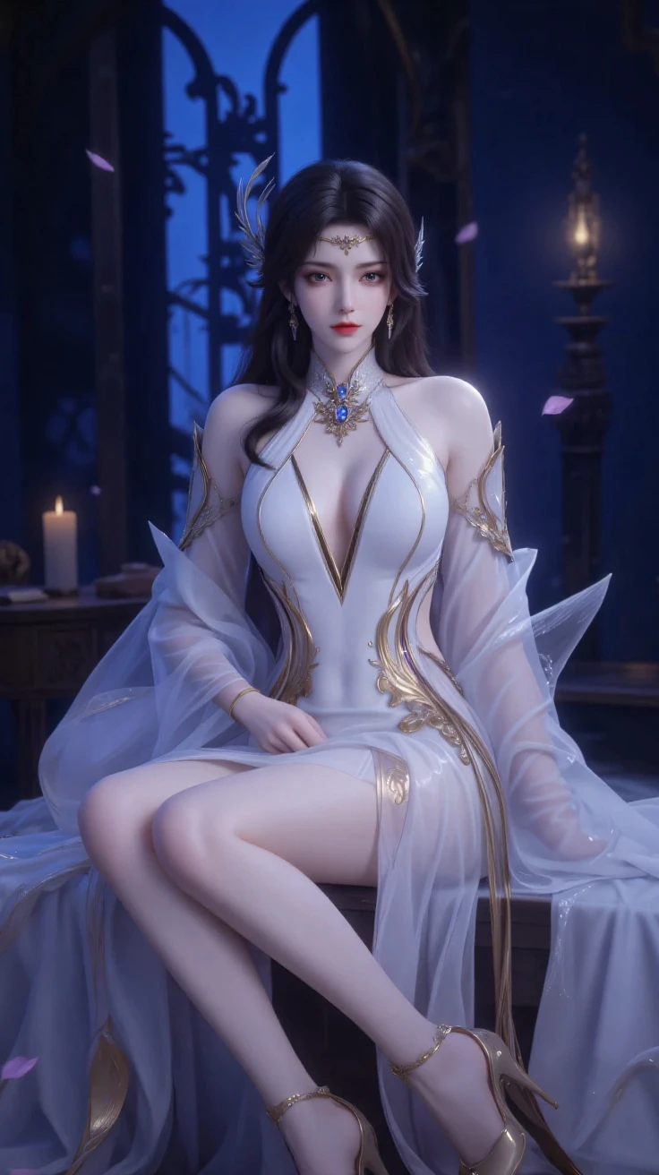 (makeup:0.3), beautiful Medium beasts, nsfw, , , full body shot:1.3,bokeh:1.2, indoors, detailed luxury living room, model pose, standing, (small_head), 1 girl,fit, solo, nun,collarbone:1.3, pelvic_curtain:1.3,white pantyhose, smooth skin, necklace, black_hair, long legs, long hair, tiny_waist, realistic_detailed_skin_texture, good hands, good feet, (8k, RAW photo, best quality, masterpiece:1.2), (realistic, photo-realistic:1.37), ultra high res, photon mapping, radiosity, ((Hasselblad photography)),physically-based rendering, professional soft lighting, light on face, fishnet, pantyhose, bodysuit, solo, bigboobs, naked, showing boobs, nsfw, nsfw