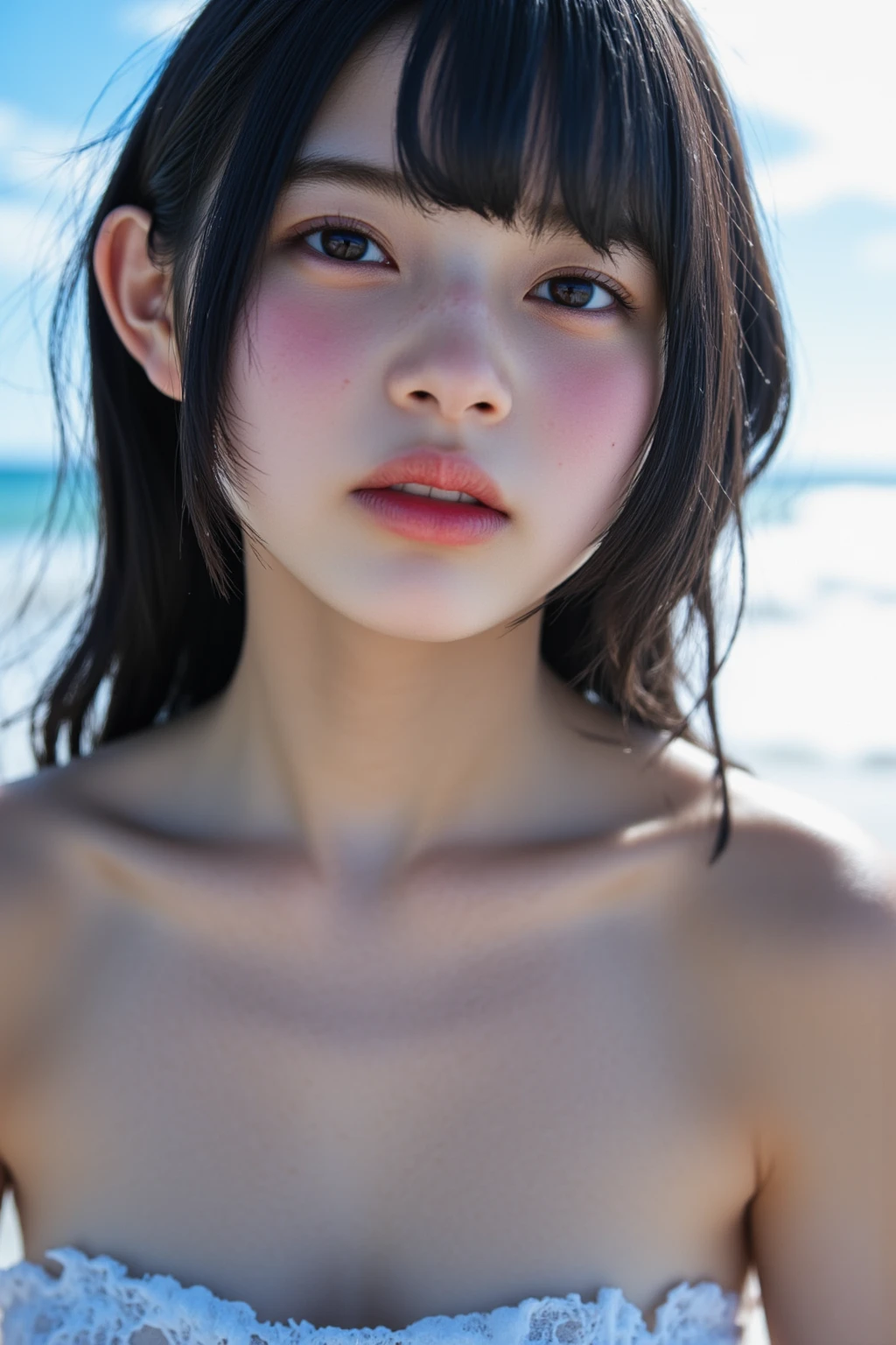 Completely naked