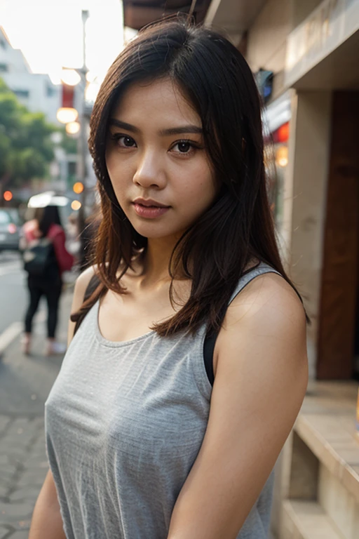 3d realistic, malay girl