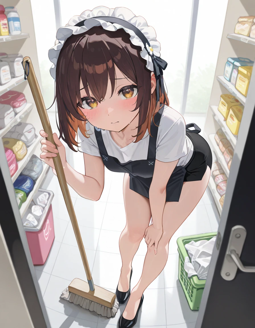 junior high school,Girl,Barefoot,Rope binding,Constraints,SM, refrigerator