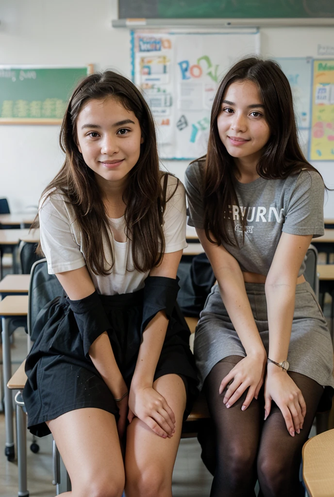 college aged　short-cut　girl with