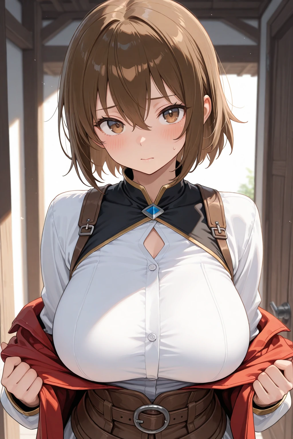 masterpiece,hentai, I'm straddling a man's crotch, Ryza having intense cowgirl sex, (((Ryza has intense vaginal sex with a man: 1.2))), favorite,Bounce and shake wildly,, 32K,Super detailed,Ultra-detailed,Big Breasts, Vibrant breasts, Short brown hair, shirt, Shorts, Black knee socks, Ryza outfit, loungewear, {{A biological weapon that preyed on the sleeping Ryza and transformed into her appearance, Big bouncing}}, 大きく揺れる, Overall view, Town, NSFW