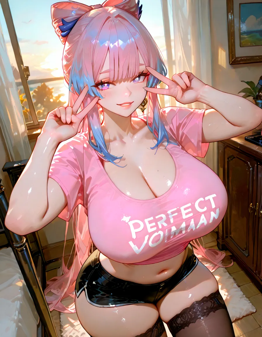 (Private 4K)、(High resolution:1.2)、(High freshness:1.2)、、(Whole Body Ezbian:1.2)、(Mother and cute girl:1.8)+++,,((Woman with exaggerated big physique))、(Huge muscles:1.4)