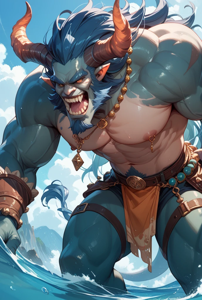 ultra-detailed, masterpiece, masterwork, high quality, best quality, hdr, (nature, night), posted on e621, (by darkgem), nsfw, male, solo, (white little body minotaur), dragon, (long silver hair, yellow eyes, white body, roar), stylish pose, dynamic angle, (foreskin, childpenis, perfect balls)