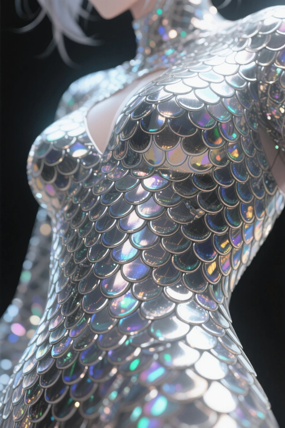 A rubber penis coated with shards of glass, the penis is attached to a pair of black leather panties.