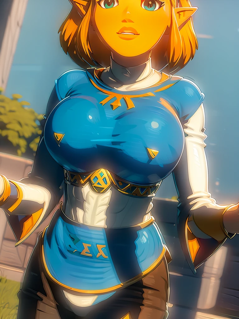 (masterpiece:1.2), (best quality:1.2), perfect eyes, perfect face, perfect lighting, 1girl, sheik, the legend of zelda, nintendo, red eyes, anrogynous, wide hips, thick thighs, braid, bodysuit, outdoors, night, dark, inky, thick eyelashes, makeup, <lora:sheik_V1:1>